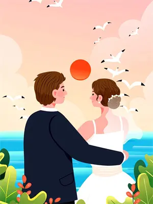 写给陌生新婚夫妇的手写信